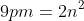 9pm=2n^2