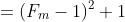 =(F_m-1)^2+1