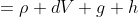 =\rho dV g h