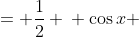 \displaystyle \begin{align*} \cos^2{x} &= \frac{1}{2} \\ \cos{x} &= \pm \frac{1}{\sqrt{2}} \\ x &= \left\{ \frac{\pi}{4}, \pi - \frac{\pi}{4}, \pi + \frac{\pi}{4}, 2\pi - \frac{\pi}{4}  \right\} + 2\pi n \textrm{ where } n \in \mathbf{Z} \\ x &= \left\{ \frac{\pi}{4}, \frac{3\pi}{4}, \frac{5\pi}{4}, \frac{7\pi}{4} \right\} + 2\pi n \\ x &= \frac{\pi}{4} + \frac{\pi}{2} m \textrm{ where } m \in \mathbf{Z} \\ x &= \frac{\pi + 2\pi m}{4} \\ x &= \frac{( 1 + 2m )\pi}{ 4 } \end{align*}