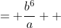 \displaystyle \begin{align*} \frac{a^2 b^7}{a^3 b} &= \frac{b^6}{a} \\ &= \frac{\left[ \left( \frac{5}{8} \right) ^3 \right] ^6}{ \left( \frac{2}{5} \right)^4 } \\ &= \frac{ \left( \frac{5}{8} \right)^{18} }{ \left( \frac{2}{5} \right)^4 } \\ &= \frac{ \frac{5^{18}}{8^{18}} }{ \frac{ 2^4 }{ 5^4 } } \\ &= \frac{5^{18}}{8^{18}} \cdot \frac{5^4}{2^4} &= \frac{5^{22}}{8^{18} \cdot 2^4} \\ &= \frac{5^{22}}{ \left( 2^3 \right)^{18} \cdot 2^4 } \\ &= \frac{ 5^{22} }{ 2^{54} \cdot 2^4 } \\ &= \frac{ 5^{22} }{ 2^{58} } \end{align*} 