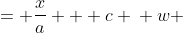 \displaystyle \begin{align*} \sinh^{-1}{w} &= \frac{x}{a} + c \\ w &= \sinh{\left(\frac{x}{a} + c\right)} \\ \frac{dy}{dx} &= \sinh{\left(\frac{x}{a} + c\right)} \end{align*}