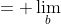 = \lim_{b~ \uparrow~ {2\pi / 7}} (-\cot(7x)-7x)|_{\pi / 4}^b