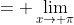 = \lim_{x\to \pi}~\left(\frac{\pi}{\sin{x}} - \frac{x}{\sin{x}}\right)