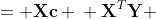 \displaystyle \begin{align*} \mathbf{Y} &= \mathbf{X}\mathbf{c} \\ \mathbf{X}^T\mathbf{Y} &= \mathbf{X}^T \mathbf{X}\mathbf{c} \\ \left(\mathbf{X}^T\mathbf{X}\right)^{-1}\mathbf{X}^T\mathbf{Y} &= \left(\mathbf{X}^T\mathbf{X}\right)^{-1}\mathbf{X}^T\mathbf{X}\mathbf{c} \textrm{ provided } \mathbf{X}^T\mathbf{X}\textrm{ is invertible} \\ \left(\mathbf{X}^T\mathbf{X}\right)^{-1}\mathbf{X}^T\mathbf{Y} &= \mathbf{I}\mathbf{c} \\ \left(\mathbf{X}^T\mathbf{X}\right)^{-1}\mathbf{X}^T\mathbf{Y} &= \mathbf{c} \end{align*}