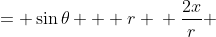 \displaystyle \begin{align*} 2\cos{\theta} &= \sin{\theta} + r \\ \frac{2x}{r} &= \frac{y}{r} + r \\ 2x &= y + r^2 \\ 2x &= y + x^2 + y^2 \\ 0 &= x^2 - 2x + y^2 + y \\ (-1)^2 + \left(\frac{1}{2}\right)^2 &= x^2 - 2x + (-1)^2 + y^2 + y + \left(\frac{1}{2}\right)^2 \\ \frac{5}{4} &= \left(x - 1\right)^2 + \left(y + \frac{1}{2}\right)^2 \end{align*}