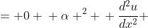 \displaystyle \begin{align*} \alpha ^2 \, \frac{d^2u}{dx^2} + a\, e^u &= 0 \\ \alpha ^2 \, \frac{d^2u}{dx^2} &= -a\, e^u \\ \alpha ^2 \, \frac{du}{dx} \, \frac{d^2u}{dx^2} &= -a\, e^u \, \frac{du}{dx}  \end{align*}