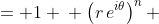 \displaystyle \begin{align*} z^n &= 1 \\ \left(r\,e^{i\theta}\right)^n &= e^{2\pi i} \\ r^ne^{i\theta n} &= e^{2 \pi i} \\ r^n = 1\textrm{ and }e^{i\theta n} &= e^{2 \pi i} \\ r = 1 \textrm{ and } i\theta n &= 2 \pi i \\ r = 1 \textrm{ and } \theta &= \frac{2 \pi}{n} \end{align*}