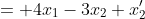 \begin{aligned}x_1^{\prime} &= 4x_1-3x_2\\ x_2^{\prime}&= 3x_1+4x_2\end{aligned}