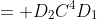 = D_2C^4D_1
