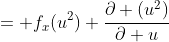 = f_x(u^2) \frac{\partial (u^2)}{\partial u}