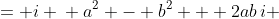 \displaystyle \begin{align*} (a + b\,i)^2 &= i \\ a^2 - b^2 + 2ab\,i &= 0 + 1i \\ a^2 - b^2 = 0 \textrm{ and } 2ab &= 1  \end{align*}