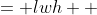 \displaystyle \begin{align*} V &= lwh \\ &= (54-x)xh \\ &= (54x - x^2)h \end{align*}
