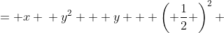 \displaystyle \begin{align*} y^2 + y &= x \\ y^2 + y + \left( \frac{1}{2} \right)^2 &= x + \left( \frac{1}{2} \right)^2 \\ \left( y + \frac{1}{2} \right)^2 &= x + \frac{1}{4} \\ \left( y + \frac{1}{2} \right)^2 &= \frac{4x + 1}{4} \\ y + \frac{1}{2} &= \pm \frac{\sqrt{ 4x + 1 }}{2} \\ y &= \frac{ -1 \pm \sqrt{ 4x + 1 } }{2} \end{align*}