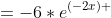 =-6*e^{(-2x) 