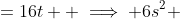 \begin{align*}  A &=16t \\ \implies 6s^2 &=16t \\ \implies s^2 &=\frac{8}{3}t \\ \implies s^3 &=\left( \frac{8}{3}t \right)^{\frac{3}{2}} \\ \implies V &=\left( \frac{8}{3}t \right)^{\frac{3}{2}} \\ \implies \frac{dV}{dt} &=\frac{d\left( \frac{8}{3}t \right)^{\frac{3}{2}}}{dt} \\ \implies \frac{dV}{dt}&= \left(\frac{8\sqrt{2}}{\sqrt{3}} \right)\sqrt{t} \end{align*}