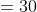 \4x& + 9*2&=30