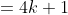 =4k+1