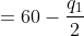 =60-\frac{q_1}{2}
