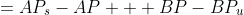 =AP_s-AP + BP-BP_u