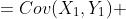 =Cov(X_1,Y_1) 