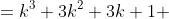 \begin{align*} (k+1)^3&=k^3+3k^2+3k+1\\ &\le k^3+3k^2+3k^2+k^2&& \text{since }k\ge3 \\&=k^3+7k^2\\&\le k^3+k^3&& \mbox{since }k\ge7\\&\le2^k+2^k&& \text{by induction hypothesis}\\&=2^{k+1}\end{align*}