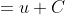 =u+C