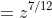 =z^{7/12}
