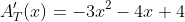 A'_T(x)=-3x^2-4x+4