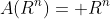 A(R^n)= R^n