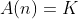 A(n)=K