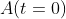 A(t=0)