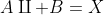 A\amalg B=X