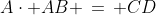 A\cdot AB \,=\, CD