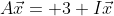 A\vec{x}= 3 I\vec{x}