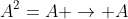 A^{2}=A \rightarrow A