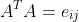 A^TA=e_{ij}