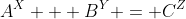 A^X + B^Y = C^Z