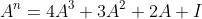 A^n=4A^3+3A^2+2A+I