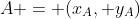 A = (x_A, y_A)