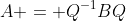 A = Q^{-1}BQ