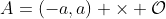 A=(-a,a) \times \mathcal{O}