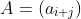 A=(a_{i j})