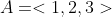 A=<1,2,3>~\&~B=<2,3,1>