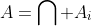 A=\bigcap A_i