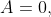 A=0,