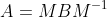 A=MBM^{-1}