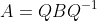 A=QBQ^{-1}