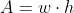 A=w\cdot{h}