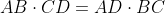 AB\cdot{CD}=AD\cdot{BC}